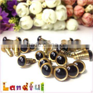 12mm Dragon Monster Eyes Glitter Gold Plastic Animal Eyes photo-3