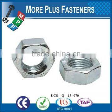 Made in Taiwan Alloy Heavy Zinc Finish Steel Hex Jam Nut photo-6