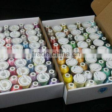 120 Colors Polyester Embroidery Thread 1000M/Spool