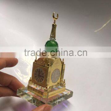 Wholesale Saudi Royal Makkah Clock Tower PERFUME Crystal Model Manufacture Islamic Wedding Souviner Gift photo-4