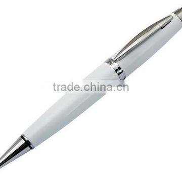 High Quality Logo Ballpoint Business Metal Pen Box Gift Set With USB