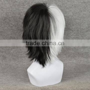 AD3038 Monokuma /Black Jack Wig Cosplay White and Black Cosplay Wigs