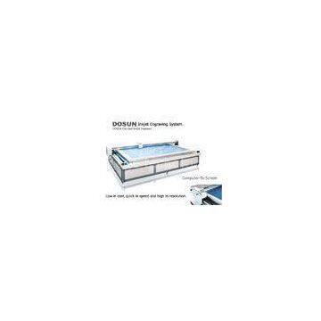 Flatbed Inkjet Engraver, Textile Engraving Machine 1400mm 1000mm, 5600mm 3400mm Screen