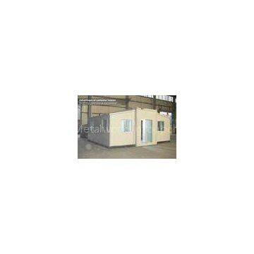 Extended Foldable Storage Container House With Glass Sliding Door