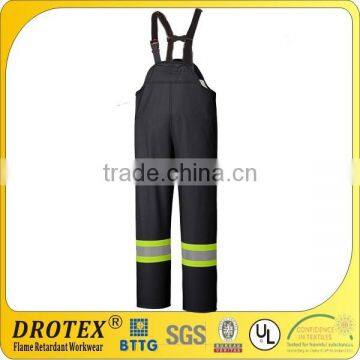 Flame Resistant Stretch Hi-Vis Rain Bib Overall photo-3