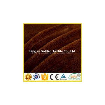 Newest Design For home-use nylon plush fur fabric/150 denier polyester fabric