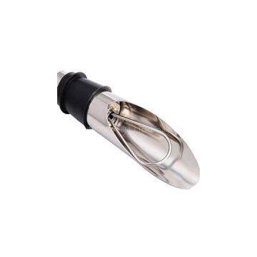 Stainless Steel Wine Pourer Aerator Classic Bottle Pourer Plug With Stopper Rubber (BG-DJ0006)