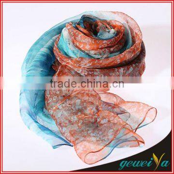 2014 Chiffon Printed Latest Design Shawl