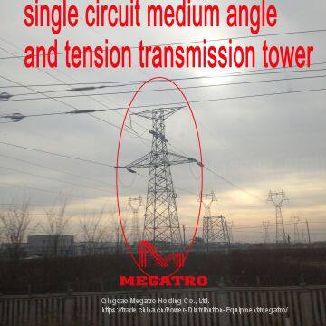 MEGATRO 220KV 2A2 J3 Single Circuit Medium Angle and Tension Transmission Tower photo-2