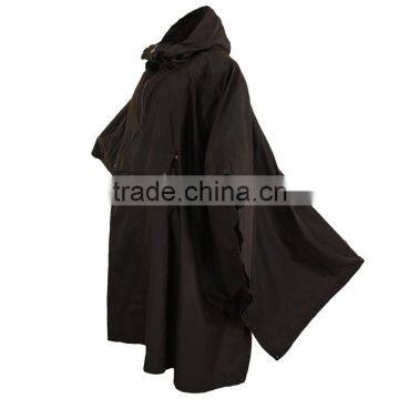 Waterproof Hooded Nylon Ladies Long Raincoats