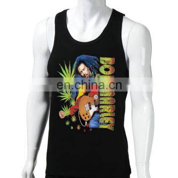 BOB MARLEY tank tops screen printed,cheap tank tops for sale