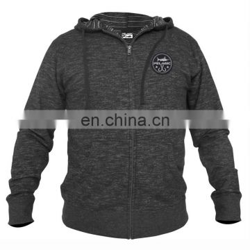 Grey men sweatshirt hoodie long sleeve