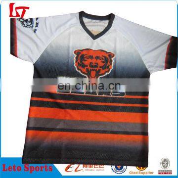 custom bear mesh jersey sublimation apparel shirt printing