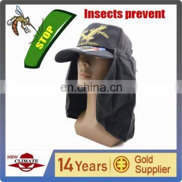 Out door cap with uv cut and insecticide