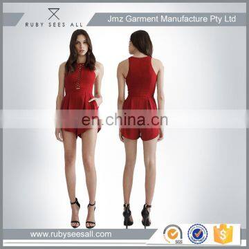 Australia design adult bodycon jumpsuit hot casual jumpsuit OEM 2016