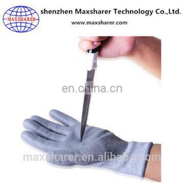 Carbon Fiber ESD Glove Antistatic pu Coating Gloves photo-2