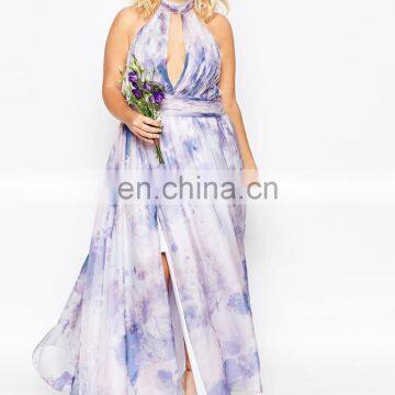 High quality ladies western maxi long dress