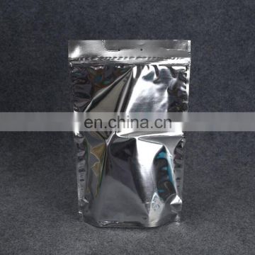 customized Heat Sealable Solid/Liquid/Food Packaging bag,ready stock Aluminum Foil stand up bag with transparent side