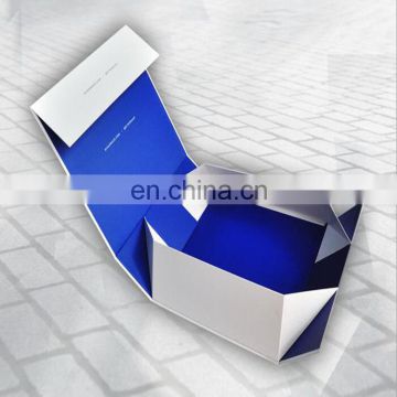 factory manufacture customized Foldable Magnetic Hardcover Paper Gift Storage Box with logo printing