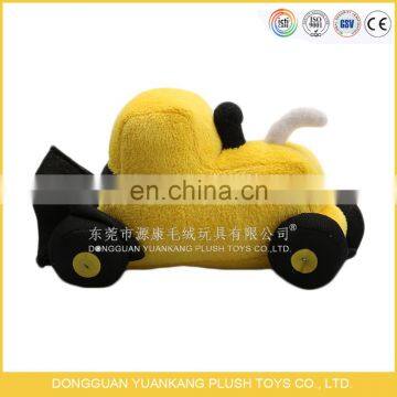 Design your own promotional cartoon toy plush excavator