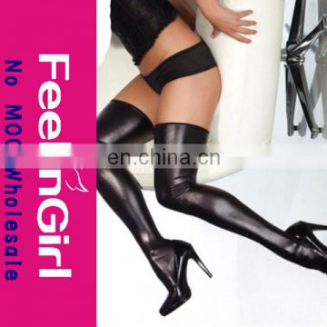 Fashion 2PC Sexy Black PVC Stockings