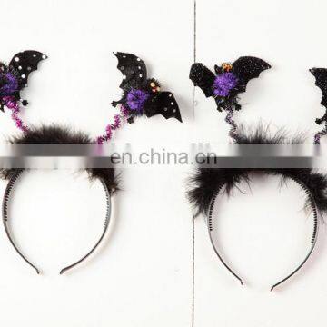 Halloween Accessories Headband With Black Feather Craft for Adult Favor photo-5