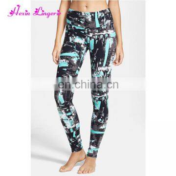 OEM srevices lularoe women high waist high quality blank leggings wholesale with pocket