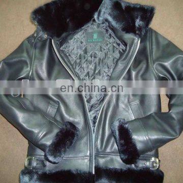 Leather jackets with Artificial Fur Linning, B3 Leather Flight Jackets, Shearling Coats, Bomber Jackets