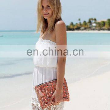 Customized Beach Dress, Sexy Solid Color Long Dress, Fairy Lace Beach Dress 2017 photo-3