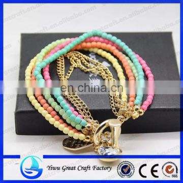 plastic bead bracelet hand chain produce and wholesale