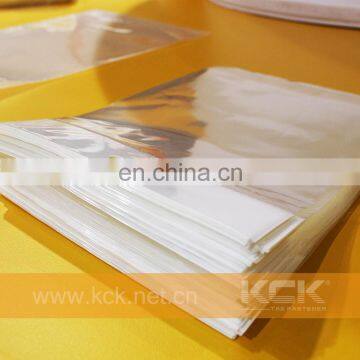 Three side sealing clear plastic zipper bag