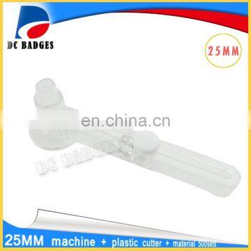 New 25 mm Rotating Button Badge Machine Combination + 500 Sets of Badge Material + Adjust Circle Cutter photo-2