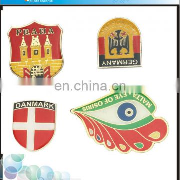 Personalized Denmark Souvenir Custom Enamel Metal Pins Badge & Emblem