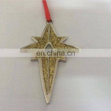 gold metal leaf christmas ornaments 2016