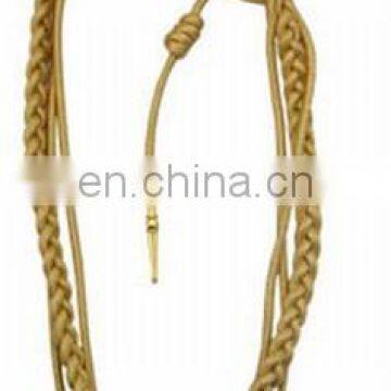 Army Aiguillette Gold Wire Cord/British Navy Army Aiguillett/US Officer Aiguill photo-5