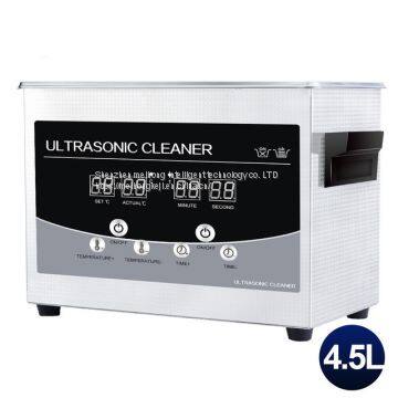 Ultrasonic Cleaning Machine 4.5L Electronic Components Glasses Lab Hardware Small Parts PCB Board Ultrasound Bath Washer