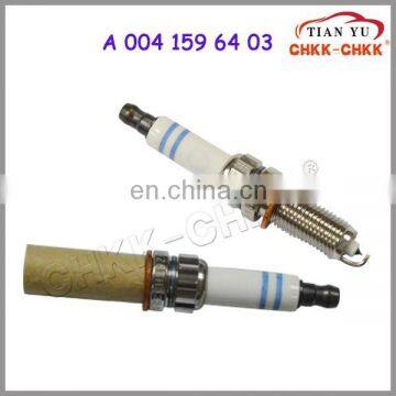 High quality last offer iridium&platinum spark plug IK16#4 IW16 spark plug OEM A 004 159 64 03