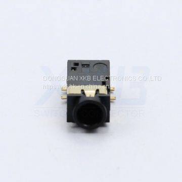 Gold Seller 4PIN Patch Gold-plated Footphone Installation Height 4.5mm 3.5 Audio Earphone Jack photo-3