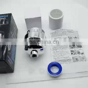 Universal Fixed 12 stages shower Water Purifier Filter with Replaceable Cartridge