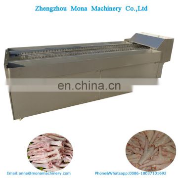 Favourable price chicken feet claw dividing maker,processed frozen chicken paws cutter,chicken claw cut machine