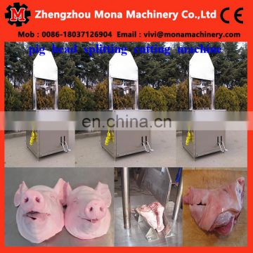 pig cow head splitting machine / cattle cutting equipment(skype:monamachinery)