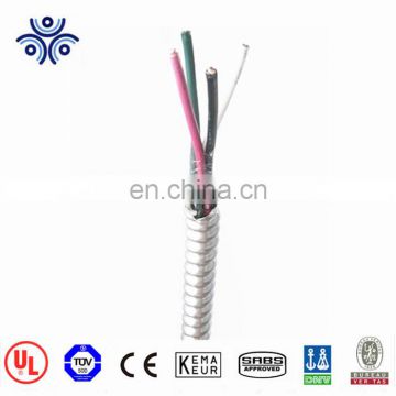 UL 1569 12 14 AWG multi core aluminum alloy armored cable 600V for sale