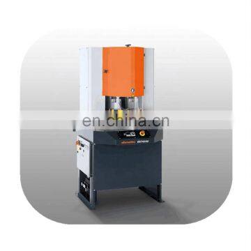 Automatic single-head corner crimping machine for aluminum windows and doors