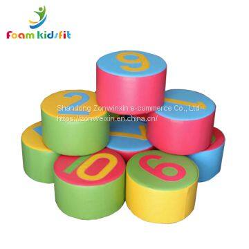 Environmental  kids soft play  digital stool  educational toys