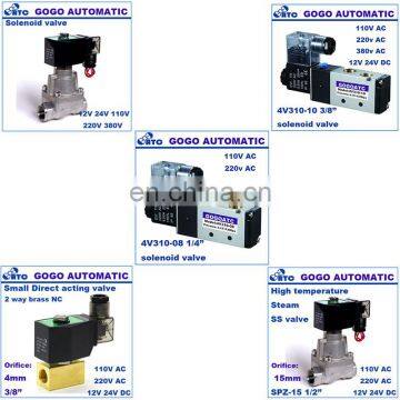 PSC-3 plastic solenoid valve AC110V 220V DC 24V 12V /mini 12 volt solenoid valve for water