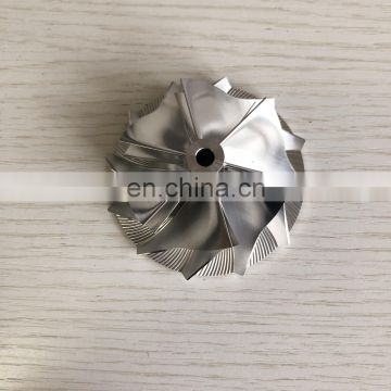 RHF5 reverse 50.50/66.00mm 6+6 blades high performance Turbo Billet/milling/aluminum 2618 compressor wheel