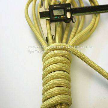 RECOMEN Good Quality Fireproof Braided 12mm Fire Retardant Aramid Rope