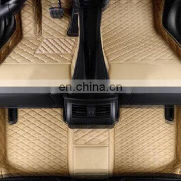 Leather Car Floor Mats Waterproof without LOGO Fit for Infiniti G37 2008~2013 Sedan 4-Door beige