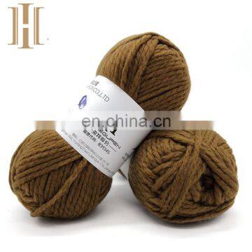 Dye 1.7NM Wool Blend Acrylic Yarn For Hand Knitting Wholesale