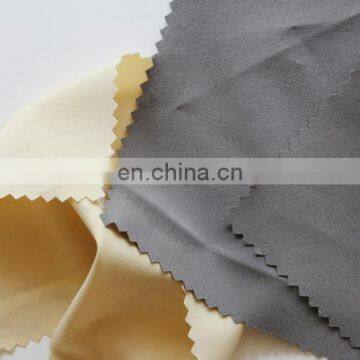 High Quality Good Price 150D Polyester Spandex Plain Dyed 4 Way Stretch Fabric photo-3